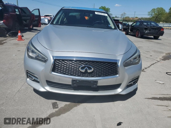 2017 Infiniti Q50 3.0t Premium with VIN JN1EV7AR0HM840588, listed as a Copart auction lot 53259745 with 107,886 mi miles and Salvage Title. Bid and sale history available at carsss.com. Image 5.