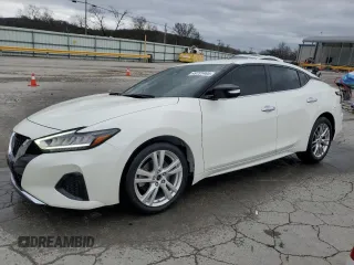 2020 Nissan Maxima SV with VIN 1N4AA6CV5LC382241, listed as a Copart auction lot 49731465 with 61,463 mi miles and Salvage title. Bid and sale history available at DreamBid. Image 1.