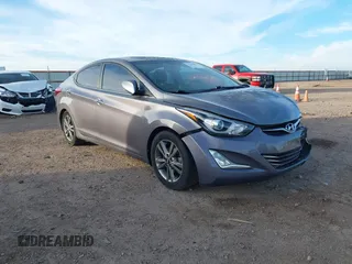 2014 Hyundai Elantra Limited z VIN 5NPDH4AE0EH472074, wystawiony jako IAAI lot #41485978 z przebiegiem 78 603 mil mil oraz . Historia ofert i sprzedaży dostępna na DreamBid. Obrazek 1.