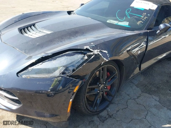 2014 Chevrolet Corvette Stingray Z51 3LT with VIN 1G1YM3D76E5122963, listed as a IAAI auction lot 41517941 with NaN miles. Bid and sale history available at carsss.com. Image 13.
