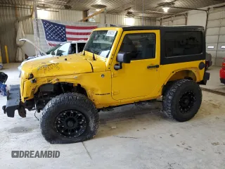 2015 Jeep Wrangler Sport с VIN 1C4AJWAG7FL627091, выставлен на аукционе Copart как лот 59564315 с пробегом 70 416 миль миль и Списание • Salvage title. История ставок и продаж доступна на DreamBid. Изображение 1.