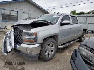 2017 Chevrolet Silverado 1500 LT with VIN 3GCPCRECXHG134051, listed as a Copart auction lot 51640034 with 120,853 mi miles and Salvage Title. Bid and sale history available at DreamBid. Image 1.