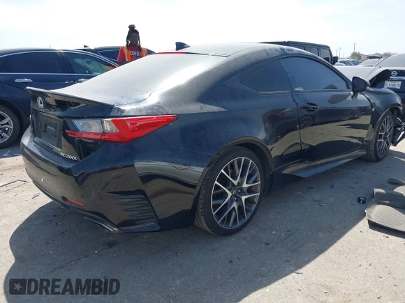 2016 Lexus RC 200t F Sport with VIN JTHHA5BC8G5002790, listed as a IAAI auction lot 41787205 with 59,165 mi miles and . Bid and sale history available at DreamBid. Image 4.