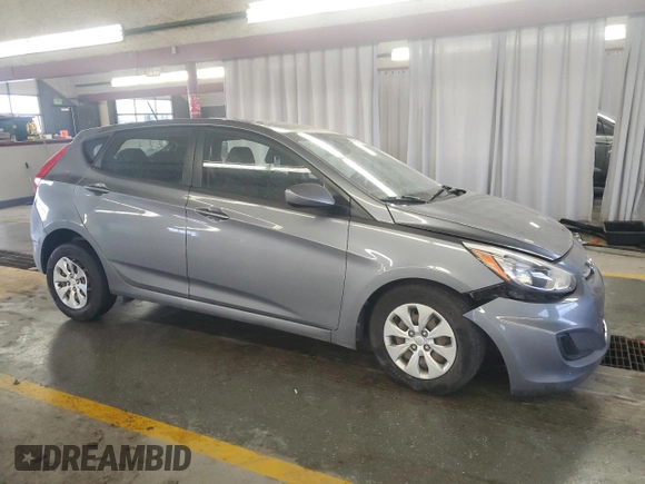 2016 Hyundai Accent SE with VIN KMHCT5AE7GU268828, listed as a Copart auction lot 49552495 with 93,565 mi miles and Salvage Title. Bid and sale history available at carsss.com. Image 4.