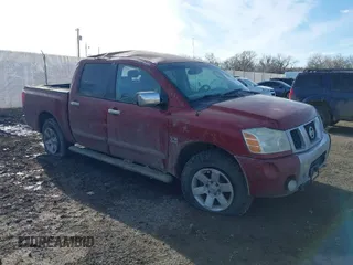 2004 Nissan Titan LE with VIN 1N6AA07B34N501172, listed as a IAAI auction lot 41734614 with 1 mi miles. Bid and sale history available at carsss.com. Image 1.