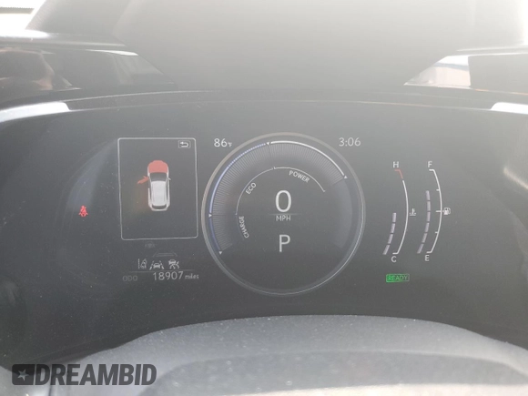 2022 Lexus NX with VIN JTJAKCEZ1N5000801, listed as a Copart auction lot 58025764 with 18,907 mi miles and Salvage Title. Bid and sale history available at carsss.com. Image 9.