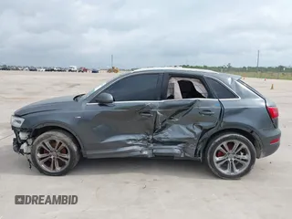 2018 Audi Q3 Premium Plus with VIN WA1HCCFS3JR002403, listed as a IAAI auction lot 42162008 with 94,175 mi miles. Bid and sale history available at carsss.com. Image 14.