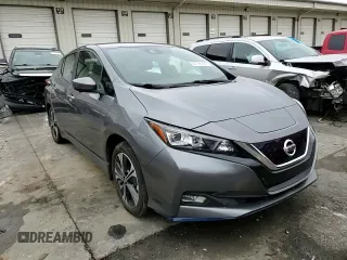 2022 Nissan LEAF SV Plus with VIN 1N4BZ1CV7NC562646, listed as a Copart auction lot 80796494 with 45,477 mi miles and Salvage Title. Bid and sale history available at DreamBid. Image 12.