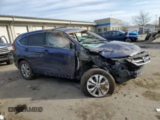 2013 Honda CR-V EX with VIN 2HKRM4H56DH619651, listed as a Copart auction lot 49031485 with 96,185 mi miles and Salvage Title. Bid and sale history available at DreamBid. Image 4.