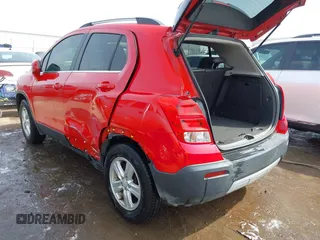 2016 Chevrolet Trax LT with VIN KL7CJPSB1GB587838, listed as a IAAI auction lot 41930825 with 145,077 mi miles. Bid and sale history available at carsss.com. Image 3.