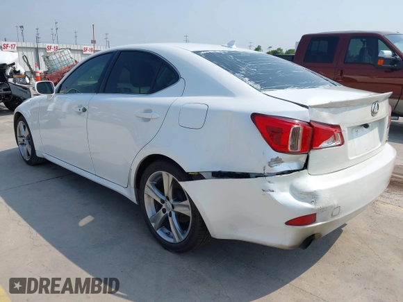 2011 Lexus IS 250 with VIN JTHBF5C27B5155666, listed as a IAAI auction lot 42286694 with 177,982 mi miles and . Bid and sale history available at DreamBid. Image 3.
