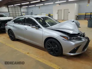 2022 Lexus ES 300h F Sport with VIN 58AGA1C1XNU014899, listed as a Copart auction lot 52629385 with Not provided miles and Salvage title. Bid and sale history available at DreamBid. Image 4.