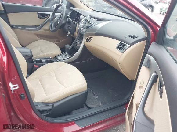 2013 Hyundai Elantra Limited PZEV with VIN 5NPDH4AE8DH193616, listed as a IAAI auction lot 39174523 with 100,681 mi miles. Bid and sale history available at carsss.com. Image 5.