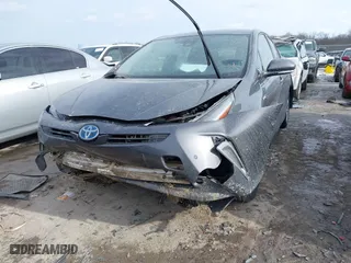 2019 Toyota Prius LE with VIN JTDL9RFU9K3008679, listed as a IAAI auction lot 41396929 with 73,378 mi miles. Bid and sale history available at carsss.com. Image 2.