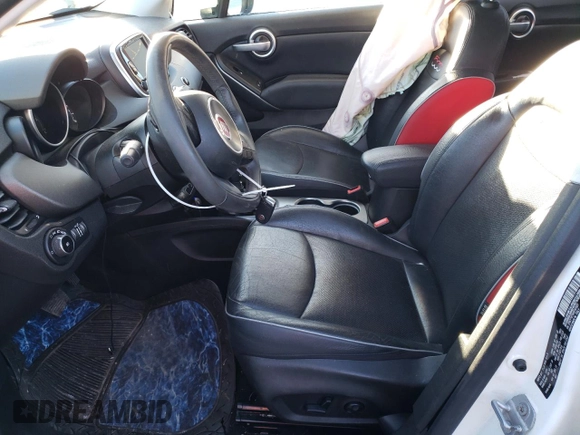 2016 FIAT 500X Trekking Plus with VIN ZFBCFYET9GP381557, listed as a Copart auction lot 87363304 with 92,189 mi miles and Salvage title. Bid and sale history available at DreamBid. Image 7.