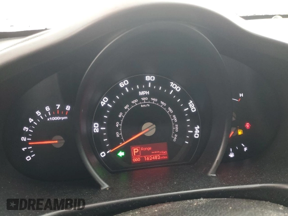 2011 Kia Sportage LX with VIN KNDPB3A26B7025375, listed as a Copart auction lot 51046685 with 162,482 mi miles and Salvage Title. Bid and sale history available at carsss.com. Image 9.