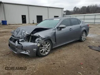 2014 Lexus GS 350 with VIN JTHBE1BL5E5034337, listed as a Copart auction lot 46000525 with 159,380 mi miles and Salvage Title. Bid and sale history available at carsss.com. Image 1.