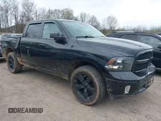2018 Ram 1500 Big Horn with VIN 1C6RR7LG7JS255577, listed as a IAAI auction lot 41931201 with 95,671 mi miles. Bid and sale history available at carsss.com. Image 1.