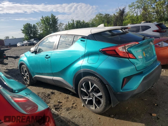 2018 Toyota C-HR XLE with VIN NMTKHMBX2JR041827, listed as a Copart auction lot 50443105 with 135,667 mi miles and Salvage title. Bid and sale history available at DreamBid. Image 2.