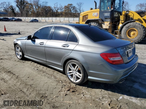 2012 Mercedes-Benz C 300 Sport with VIN WDDGF8BB1CA709311, listed as a Copart auction lot 84649524 with 154,747 mi miles and Salvage title. Bid and sale history available at DreamBid. Image 2.