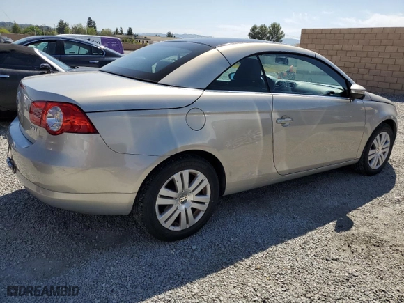 2009 Volkswagen Eos Komfort with VIN WVWBA71F09V011131, listed as a Copart auction lot 52743645 with 93,748 mi miles and Clean Title. Bid and sale history available at carsss.com. Image 3.