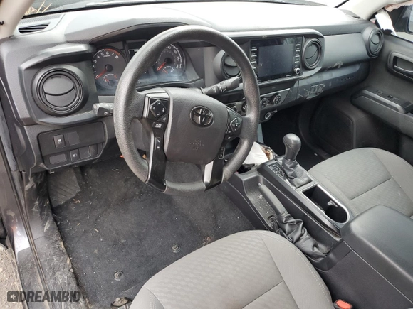 2021 Toyota Tacoma 4WD SR with VIN 3TYSX5EN6MT008083, listed as a Copart auction lot 83401194 with 49,724 mi miles and Salvage Title. Bid and sale history available at carsss.com. Image 8.