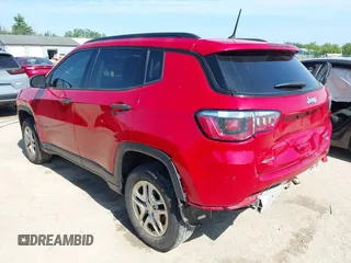 2017 Jeep Compass Sport z VIN 3C4NJDAB4HT642441, wystawiony jako IAAI lot #42564509 z przebiegiem 133 483 mil mil oraz . Historia ofert i sprzedaży dostępna na DreamBid. Obrazek 3.