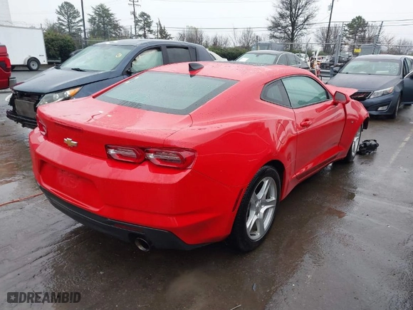 2023 Chevrolet Camaro 1LT with VIN 1G1FB1RX0P0141387, listed as a IAAI auction lot 41569938 with NaN miles. Bid and sale history available at carsss.com. Image 4.