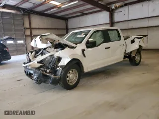 2021 Ford F-150 XL with VIN 1FTEW1C5XMKE44112, listed as a Copart auction lot 50231815 with 0 mi miles and Salvage Title. Bid and sale history available at carsss.com. Image 1.