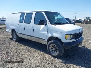 1996 Ford Econoline Cargo with VIN 1FTFS24Y3THA40644, listed as a IAAI auction lot 42020245 with 218,451 mi miles and . Bid and sale history available at DreamBid. Image 1.
