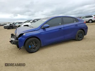 2019 Hyundai Ioniq Blue with VIN KMHC65LC4KU180704, listed as a Copart auction lot 46729075 with 102,336 mi miles and Salvage Title. Bid and sale history available at DreamBid. Image 1.