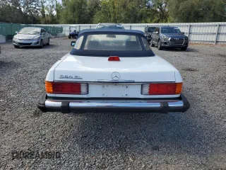 1986 Mercedes-Benz 560 with VIN WDBBA48D6GA045743, listed as a Copart auction lot 78776564 with 116,013 mi miles and Salvage Title. Bid and sale history available at carsss.com. Image 6.