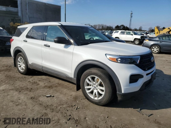 2020 Ford Explorer with VIN 1FMSK8BH9LGC66998, listed as a Copart auction lot 43738485 with 91,879 mi miles and Clean Title. Bid and sale history available at carsss.com. Image 4.