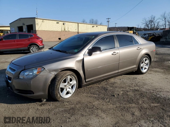 2012 Chevrolet Malibu 1LS with VIN 1G1ZB5E05CF190007, listed as a Copart auction lot 49000315 with Not Provided miles and Salvage Title. Bid and sale history available at DreamBid. Image 1.