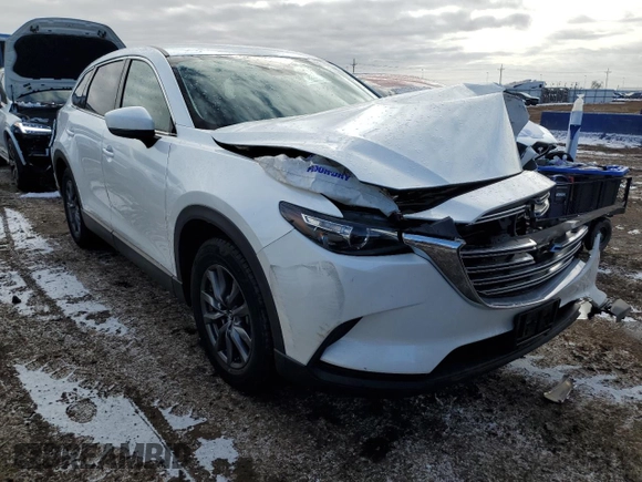2022 Mazda CX-9 Touring with VIN JM3TCBCY5N0605633, listed as a Copart auction lot 46475725 with 43,615 mi miles and Salvage Title. Bid and sale history available at carsss.com. Image 4.