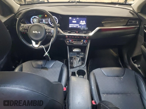 2022 Kia Niro LXS with VIN KNDCB3LC3N5539575, listed as a Copart auction lot 86313304 with 53,177 mi miles and Salvage Title. Bid and sale history available at carsss.com. Image 8.