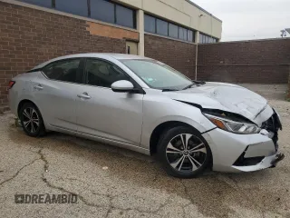 2021 Nissan Sentra SV with VIN 3N1AB8CV5MY304296, listed as a Copart auction lot 60737355 with 85,148 mi miles and Clean title. Bid and sale history available at DreamBid. Image 4.