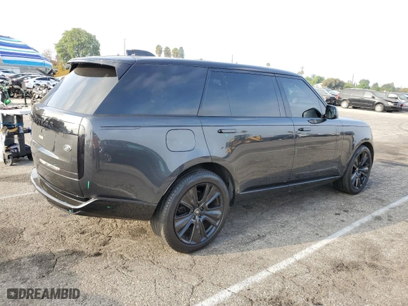 2023 Land Rover Range Rover SE with VIN SALKPBFU0PA062618, listed as a Copart auction lot 72585164 with 16,377 mi miles and Salvage Title. Bid and sale history available at carsss.com. Image 3.