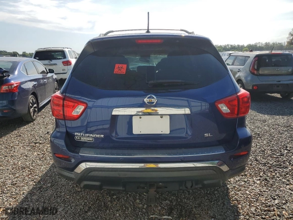 2017 Nissan Pathfinder SL with VIN 5N1DR2MN2HC633064, listed as a Copart auction lot 49783805 with 0 mi miles and Salvage Title. Bid and sale history available at carsss.com. Image 6.
