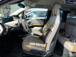 2014 BMW i3 with VIN WBY1Z4C54EV273282, listed as a Copart auction lot 43478455 with 89,884 mi miles and Salvage Title. Bid and sale history available at carsss.com. Image 7.