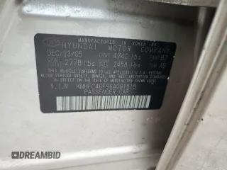 2006 Hyundai Azera SE with VIN KMHFC46F96A061818, listed as a Copart auction lot 44084205 with 83,779 mi miles and Salvage title. Bid and sale history available at DreamBid. Image 14.