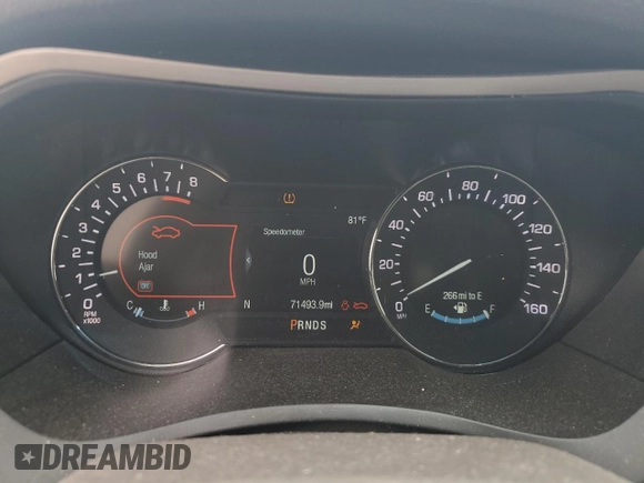 2019 Lincoln MKZ Reserve I with VIN 3LN6L5C92KR632134, listed as a Copart auction lot 54384205 with 71,493 mi miles and Salvage title. Bid and sale history available at DreamBid. Image 9.
