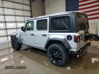 2023 Jeep Wrangler Sport with VIN 1C4HJXDN8PW639488, listed as a Copart auction lot 44931555 with 23,371 mi miles and Salvage Title. Bid and sale history available at DreamBid. Image 2.