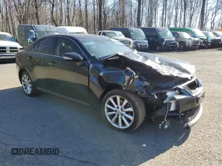 2010 Lexus IS 250 with VIN JTHCF5C20A5040491, listed as a Copart auction lot 53475435 with 153,298 mi miles and Salvage Title. Bid and sale history available at carsss.com. Image 4.