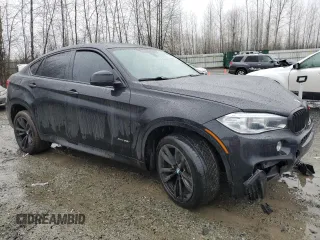 2016 BMW X6 xDrive35i z VIN 5UXKU2C56G0N80105, wystawiony jako Copart lot #46983345 z przebiegiem 99 913 mil mil oraz Szkoda całkowita • Salvage title. Historia ofert i sprzedaży dostępna na DreamBid. Obrazek 4.