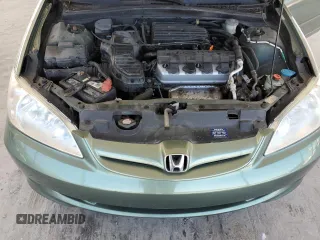 2004 Honda Civic LX with VIN 2HGES16544H519953, listed as a Copart auction lot 46410985 with 155,076 mi miles and Salvage Title. Bid and sale history available at DreamBid. Image 11.