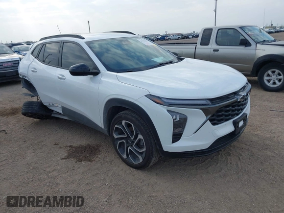 2024 Chevrolet Trax 2RS with VIN KL77LJE21RC019378, listed as a IAAI auction lot 41702191 with 22,959 mi miles and . Bid and sale history available at DreamBid. Image 1.