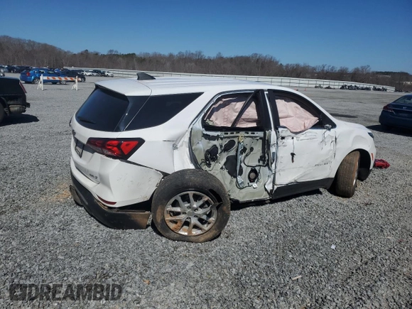 2022 Chevrolet Equinox LT with VIN 3GNAXTEV0NL135275, listed as a Copart auction lot 48739445 with 58,675 mi miles and Salvage Title. Bid and sale history available at carsss.com. Image 3.