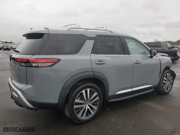 2022 Nissan Pathfinder Platinum with VIN 5N1DR3DK3NC247468, listed as a Copart auction lot 49510755 with 36,686 mi miles and Salvage Title. Bid and sale history available at carsss.com. Image 3.