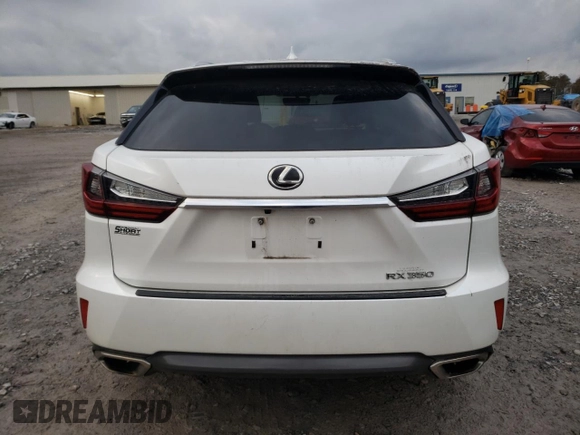 2016 Lexus RX 350 with VIN 2T2BZMCA2GC002001, listed as a Copart auction lot 80853034 with 146,609 mi miles and Salvage title. Bid and sale history available at DreamBid. Image 6.